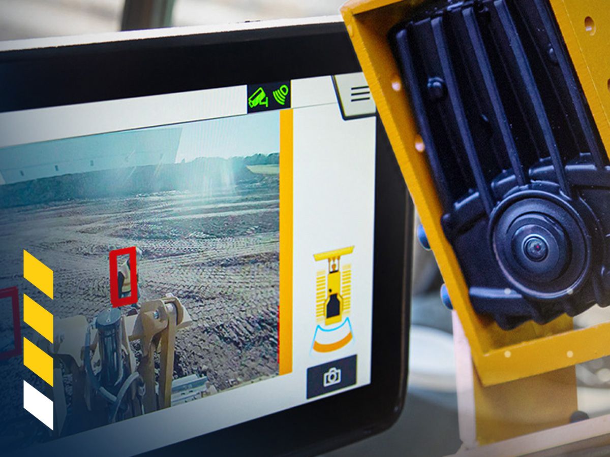 نظام Cat® Vision System المزود بميزة الكشف عن الأفراد